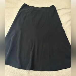 Midi black skirt